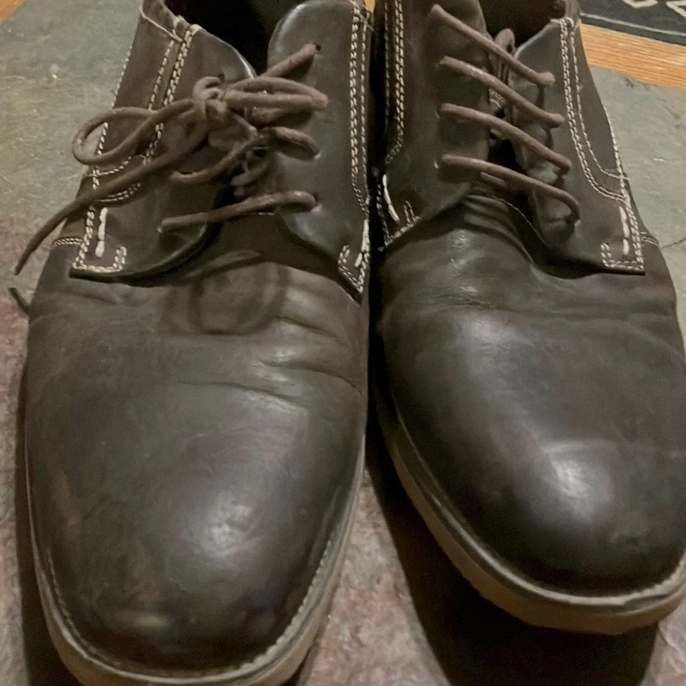 Steve Madden Brown‎ Leather Oxford Shoes
